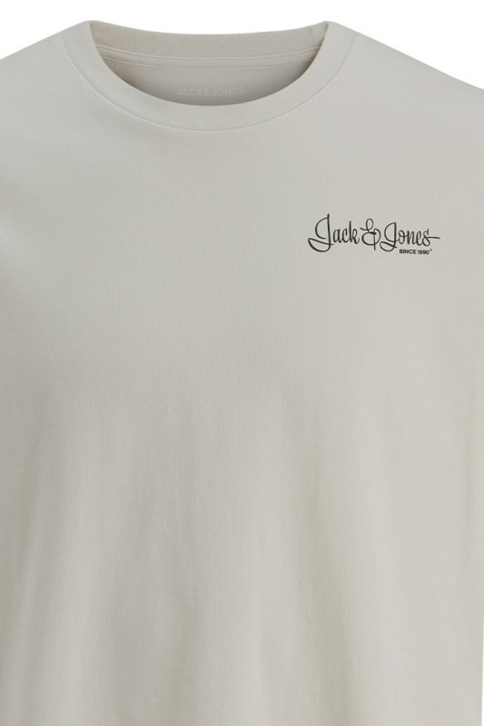 T-shirt signature beige manches courtes jack & jones