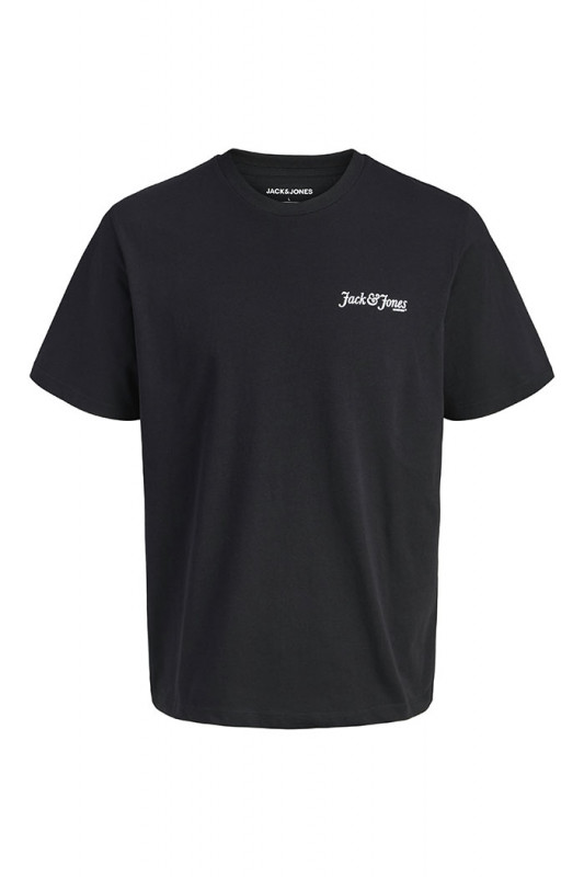 T-shirt signature noir manches courtes homme jack & jones