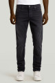 Jeans 3301 regular tapered noir délavé