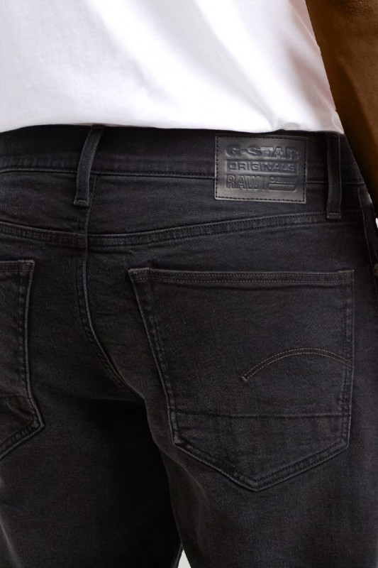3301 regular tapered noir délavé G-Star