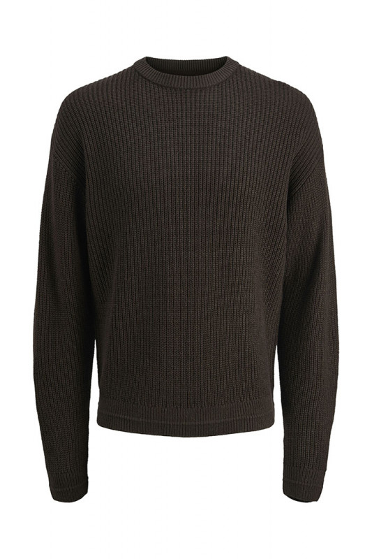Pull Kaito en maille marron jack & jones