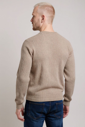 Pull Kaito en maille beige