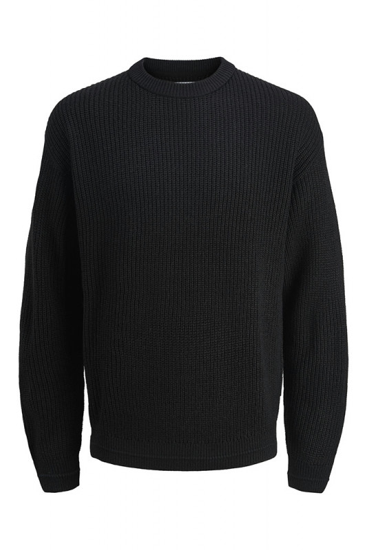 Pull Kaito en maille noir homme jack & jones