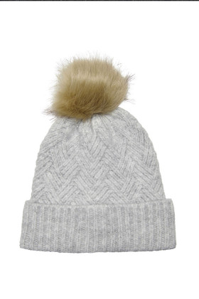 Bonnet Kate gris clair only femme