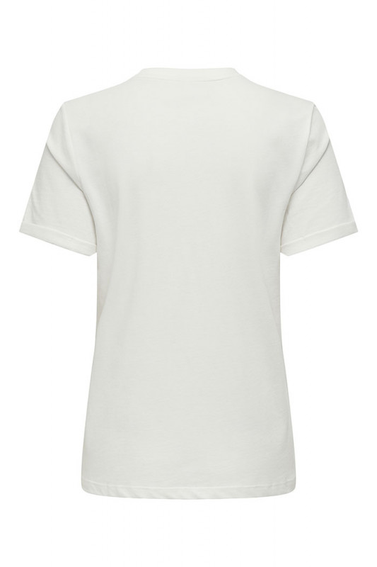 T-shirt Stella blanc Only en coton 