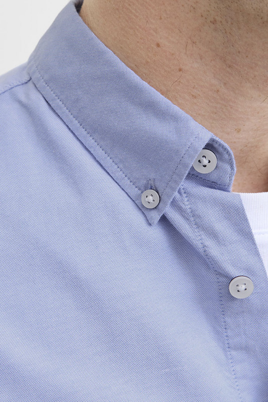 Chemise Oxford  bleu ciel jack & jones