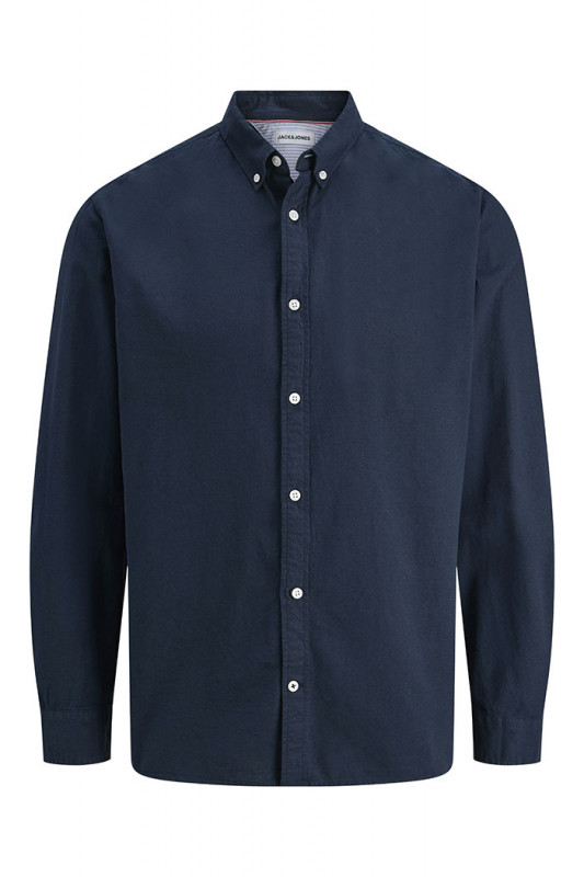 Chemise Oxford bleu marine Jack & Jones