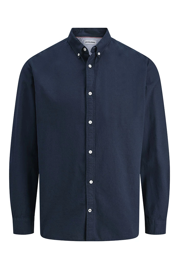 Chemise Homme Jack & Jones En Jean Bleu – Taille S – Manches Longues Coton – Occasion Très Bon état – Style Casual