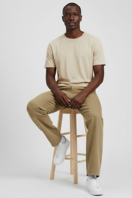 Jeans Original Alex beige homme Jack & Jones