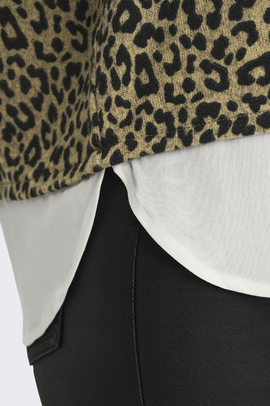 Chemise Lina imprimé léopard femme JDY