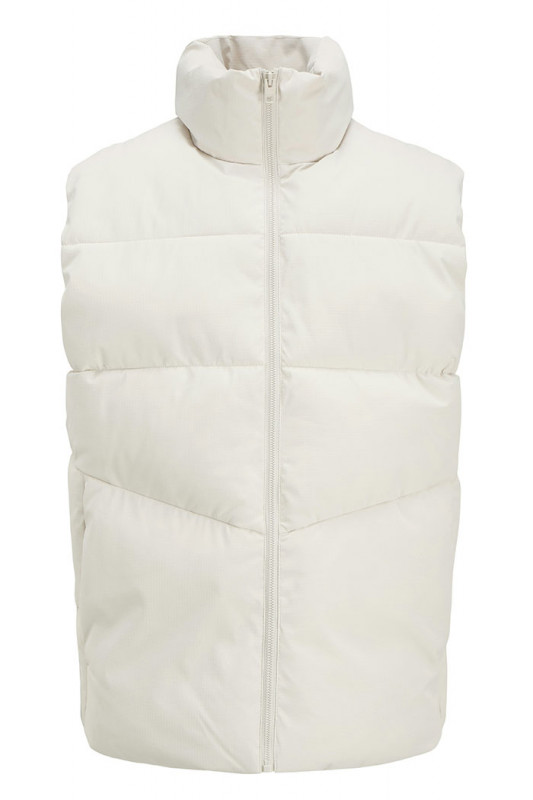 Doudoune matelassée sans manches beige clair Brady homme Jack & Jones