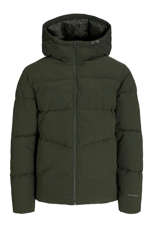 Doudoune matelassée Brady kaki avec capuche