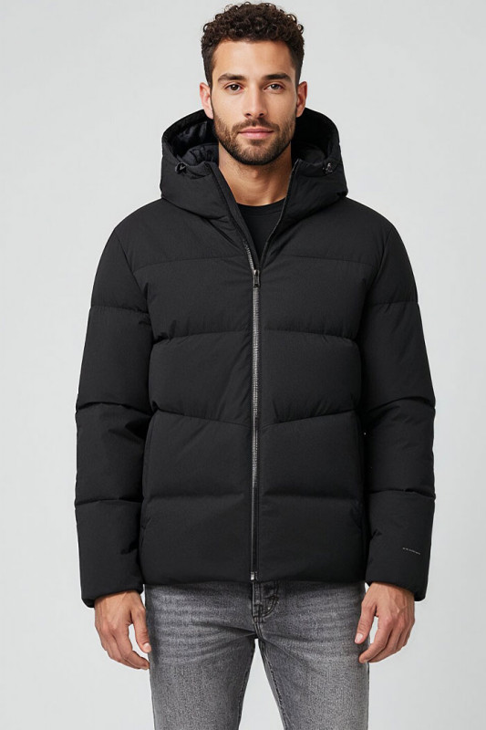 Doudoune matelassée Brady noire homme