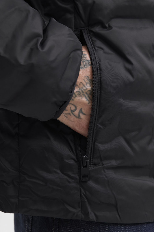 Doudoune matelassée Haston noire jack & jones