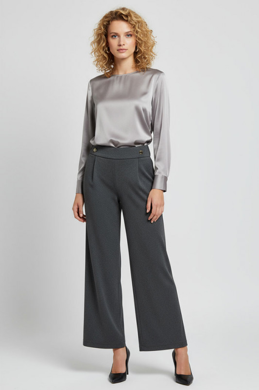 Pantalon Holly gris femme JDY