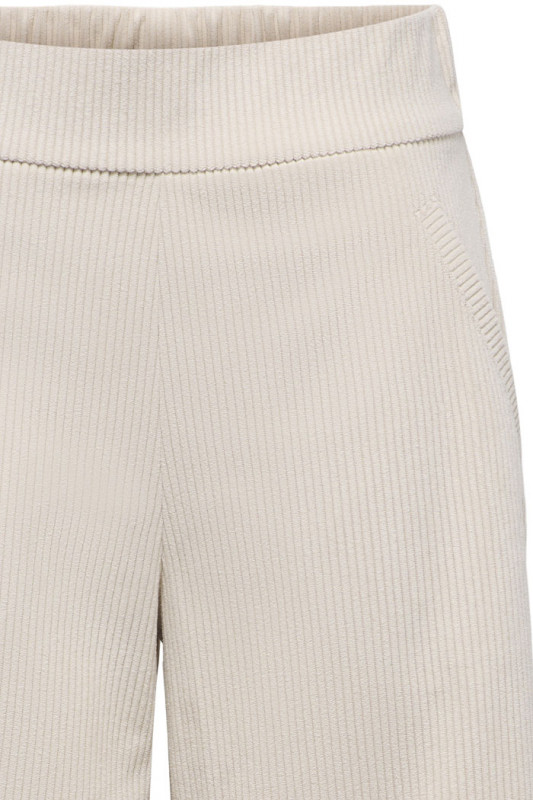 Pantalon en velours beige clair coupe loose JDY