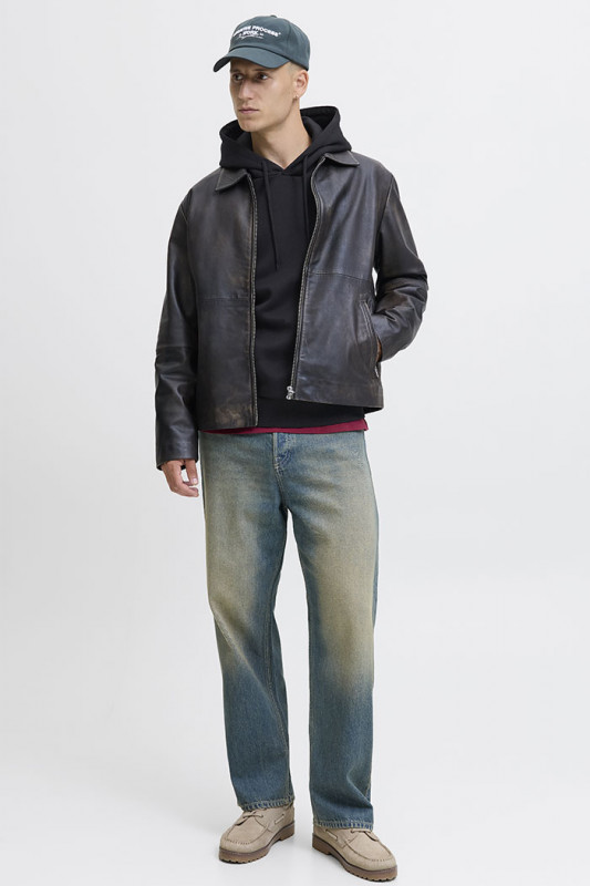 Jack & Jones sweat à capuche noir