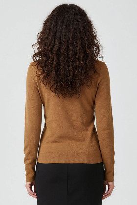 Minna pull col V toasted coconut