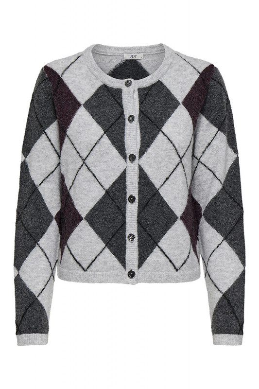 Cardigan pour femme à motifs losanges