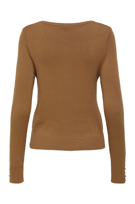 Minna pull col V toasted coconut