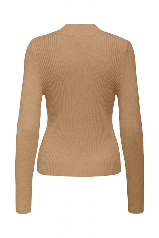 Pull Katty col montant coconut Only manches longues