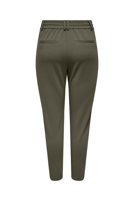 Pantalon regular ceinture élastiquée kaki only ceinture élastiquée