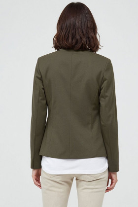 Veste blazer courte kaki