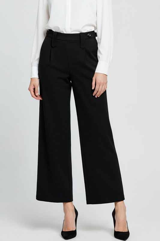 Pantalon Petra loose carrot fit noir