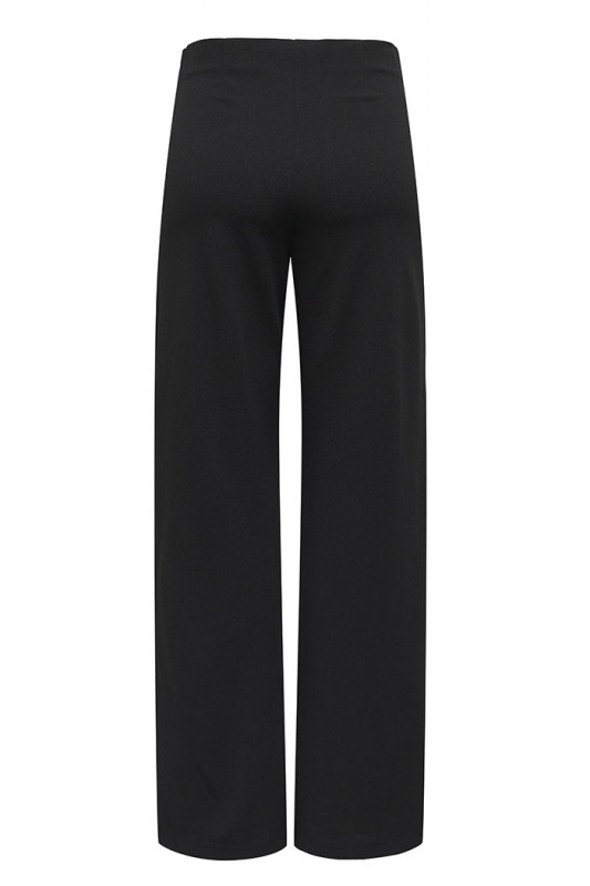 Pantalon geggo noir avec détail bouton