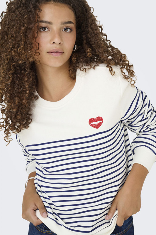 Pull Only avec motif rayures