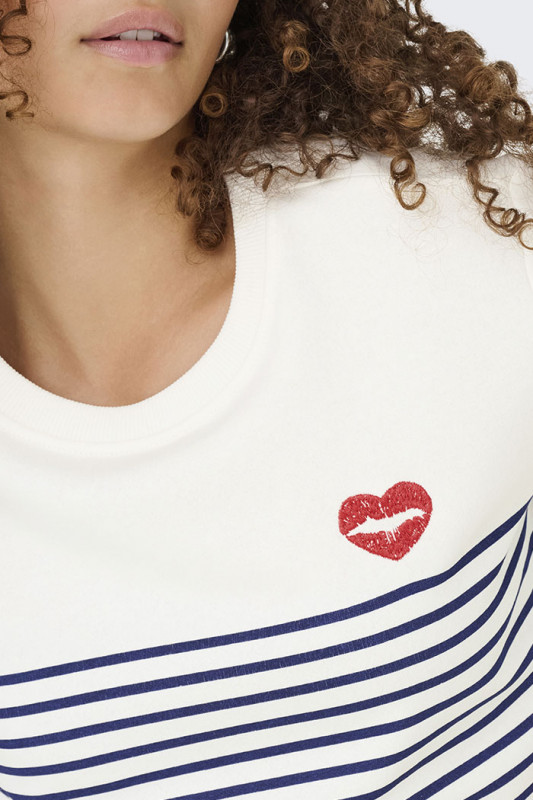 Pull col rond pour femme