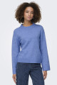 Pullover bleu melange