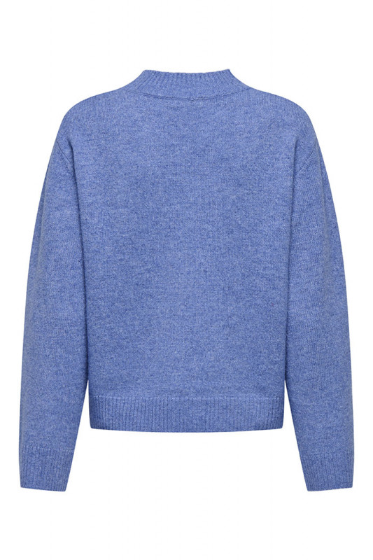 Pullover bleu melange