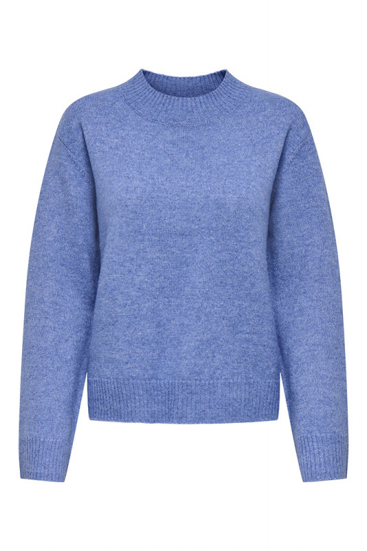 Pullover bleu melange