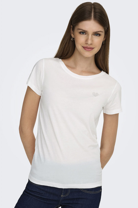 T-shirt blanc femme