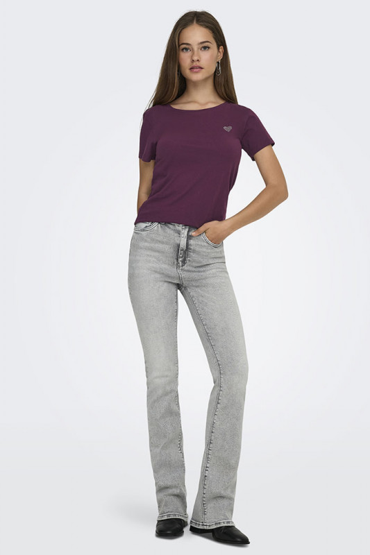 T-shirt en coton fig print