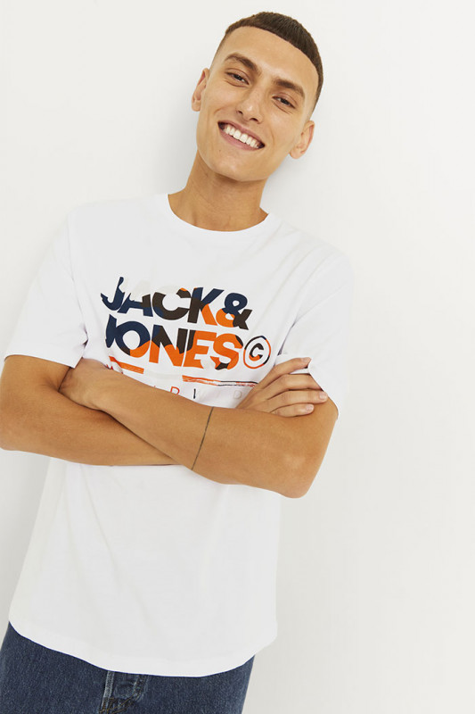 T-shirt blanc pour homme