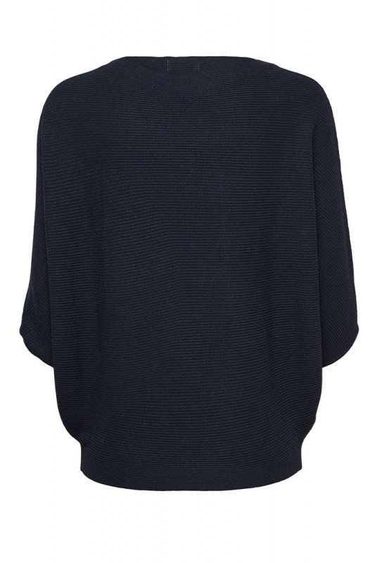 Pull New behave col bateau bleu marine col bateau