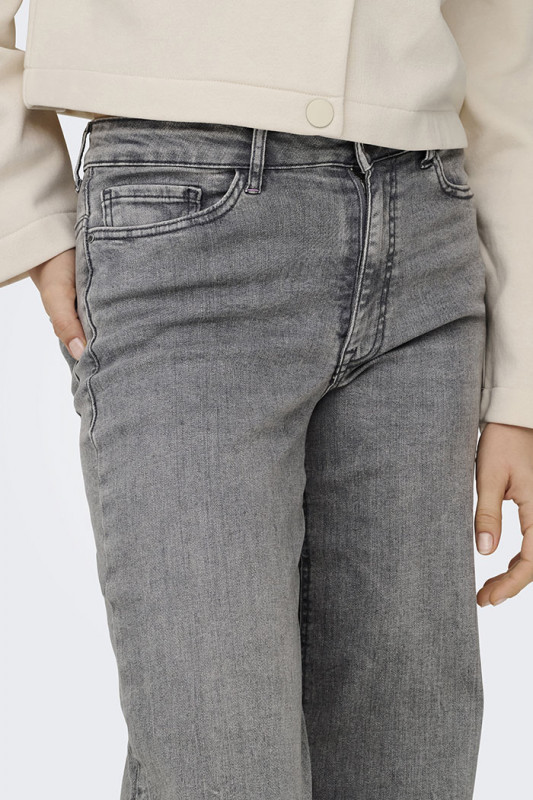 Jeans Felina coupe ample grey denim femme JDY