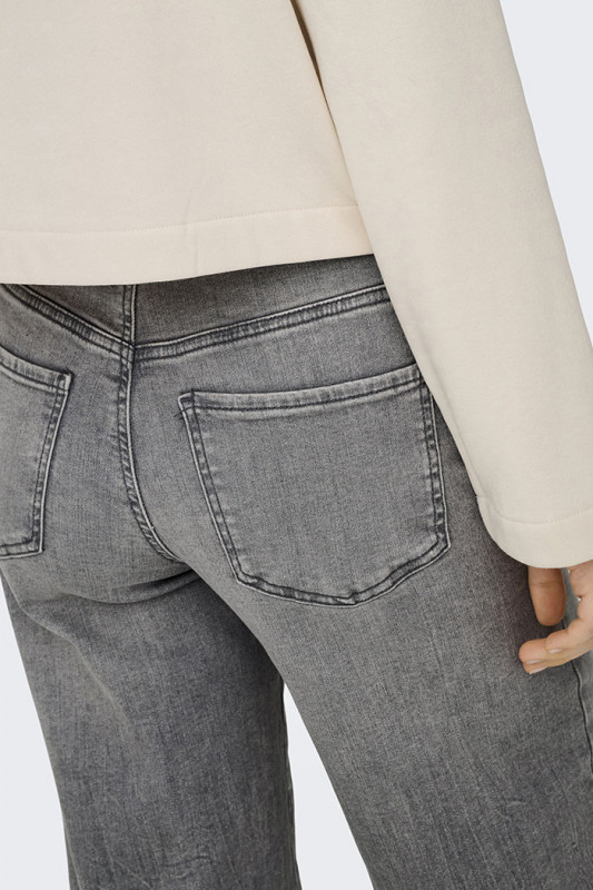 Jeans Felina coupe ample grey denim JDY coton mélangé