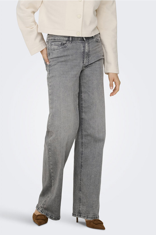 Jeans Felina coupe ample grey denim JDY