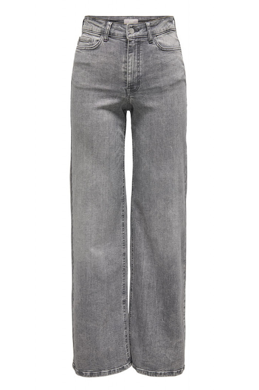 Jeans Felina coupe ample grey denim coton mélangé femme JDY