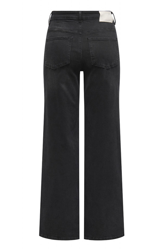 Jeans Felina coupe ample black denim coton mélangé JDY