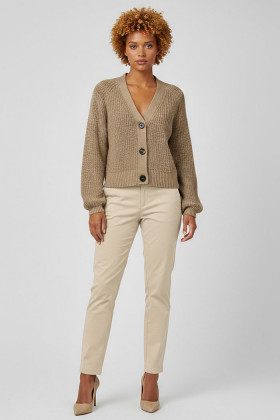 Cardigan June noisette femme