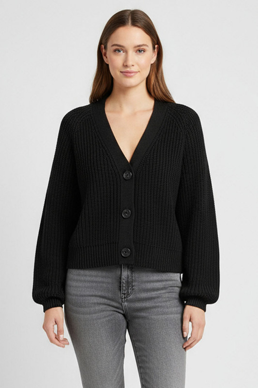 Cardigan June noir femme