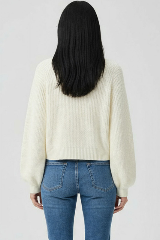 Cardigan June beige clair