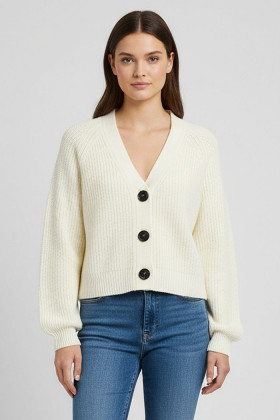 Cardigan June beige clair femme