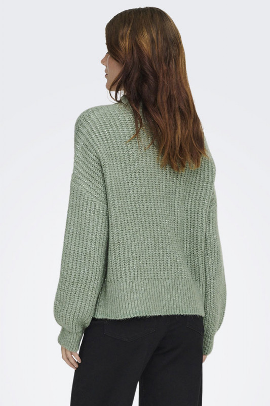 Pull en maille Rubine vert d'eau