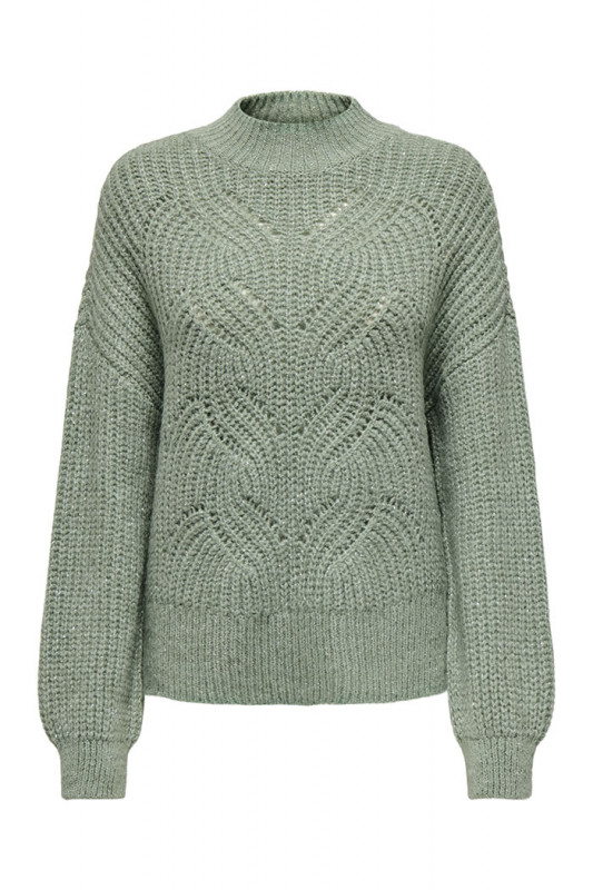 Pull en maille Rubine vert d'eau femme Only