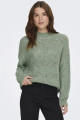 Pull en maille Rubine vert d'eau